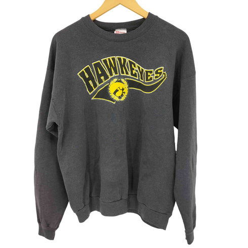 ヘインズ Hanes hawkeyes スウェット メンズ import:XL